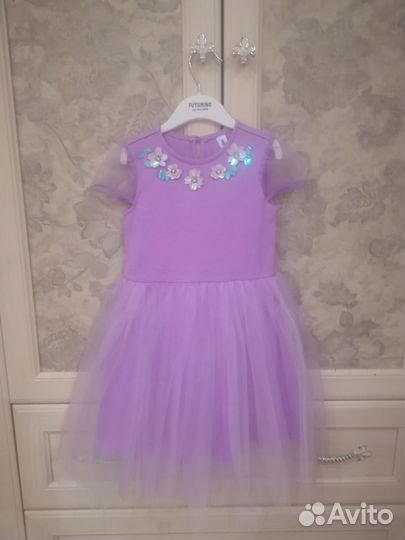 Платье для девочки, рост 104-110