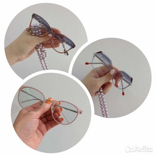 Очки с эффектом накрашенных глаз