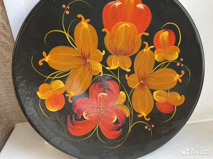 Винтажная настенная тарелка