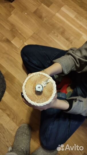 Когтеточка высокая /домик/лежанка для кошки