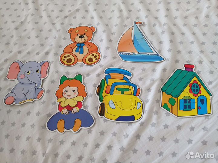 Макси пазлы, большие пазлы для малышей