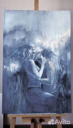 Картина маслом Страсть любовь мужчина и женщина ню