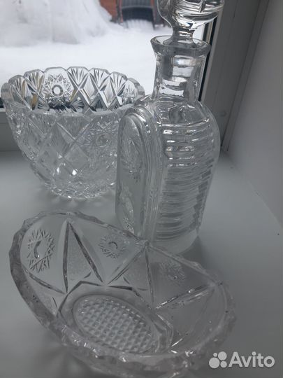 Ваза хрустальная СССР