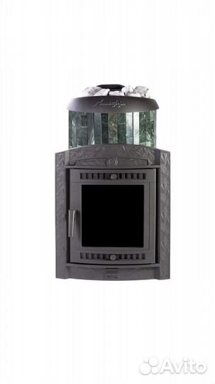 Чугунная печь для бани Атмосфера L В Ламелях