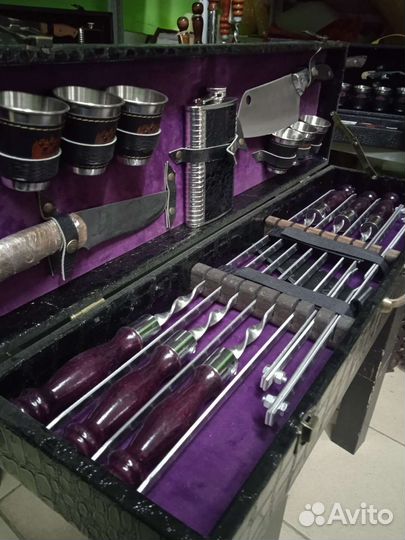 Набор шампуров в кейсе