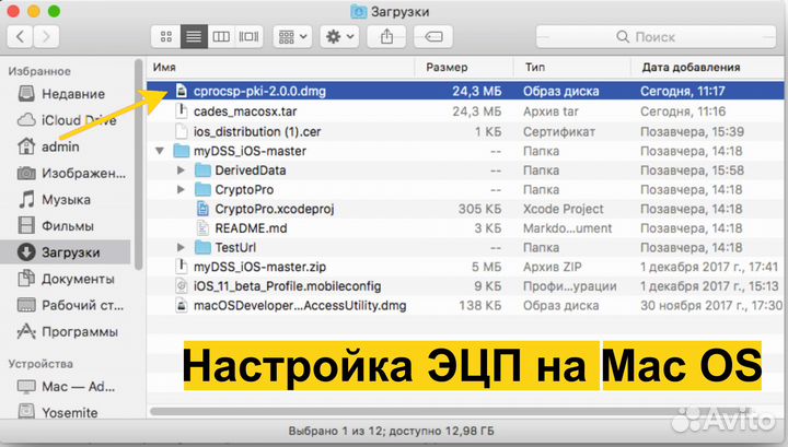 Копирование Эцп от Фнс + Настройка Эцп