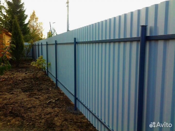 Забор из профнастила