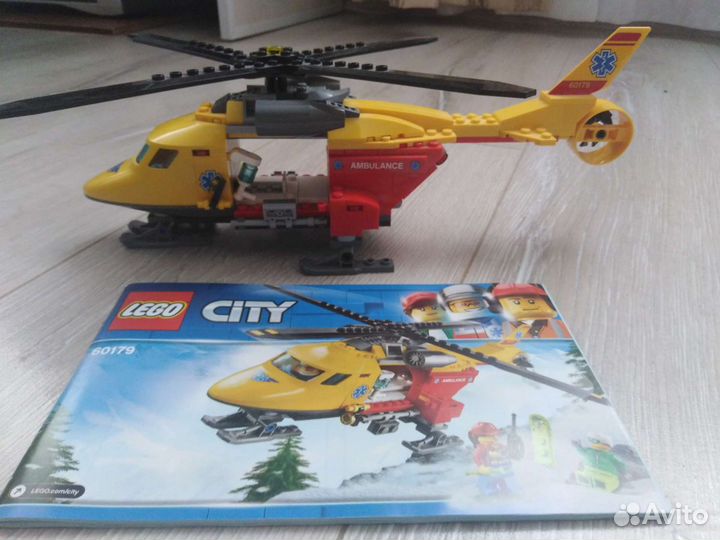 Вертолёт lego city 60179