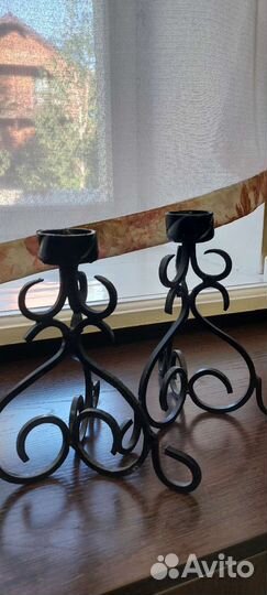 Подсвечник кованный