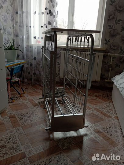 Кровать раскладная, железная, производство СССР