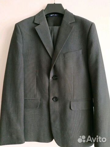 Костюм школьный серый р.140