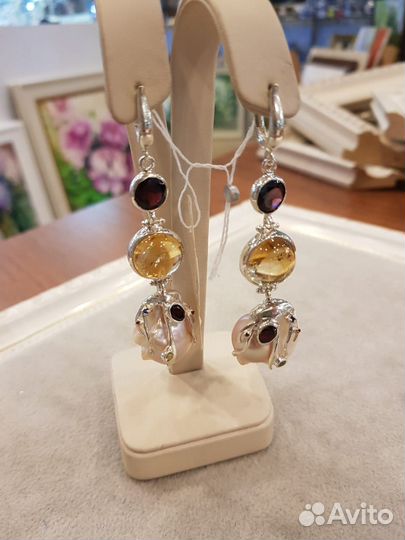 Серьги в серебре