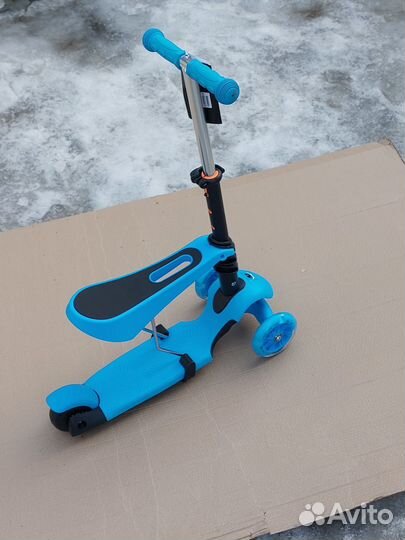 Самокат беговел 2в1 Навигатор кикборд