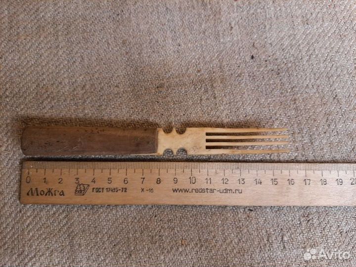 Вилка костяная 18 век Россия