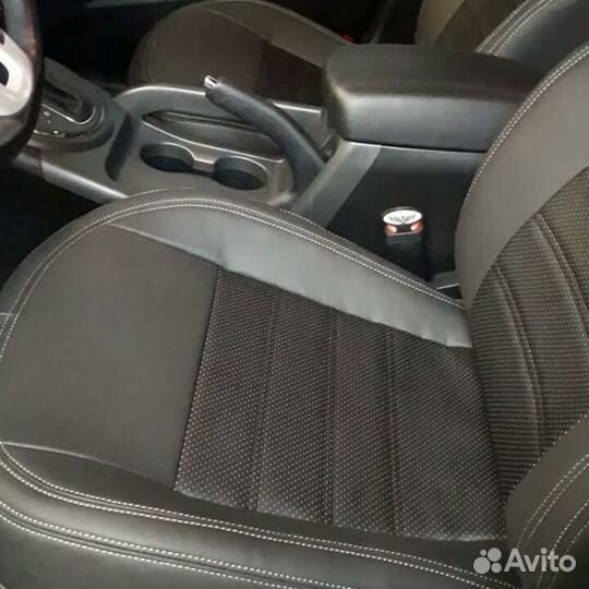 Чехлы Премиум Класса Алькантара Ford Focus 3 Trend