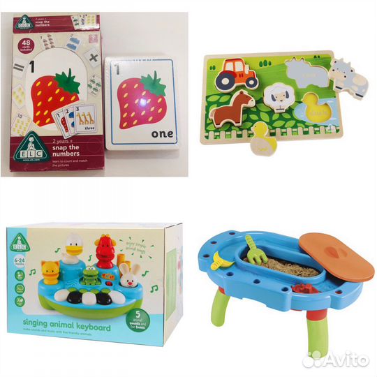 Новые игрушки ELC в ассортименте