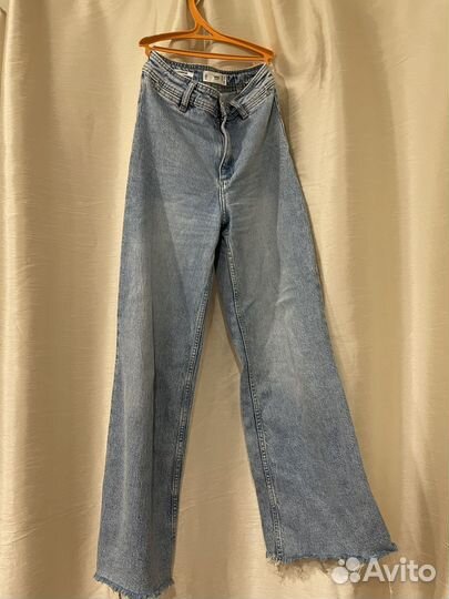 Джинсы mango кюлоты 32