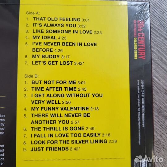 Винил Chet Baker — Sings (синий)