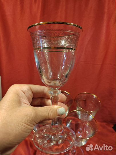 Фужеры Bohemia хрустальные