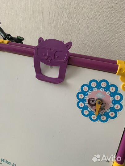 Доска мольберт для рисования мелками детская