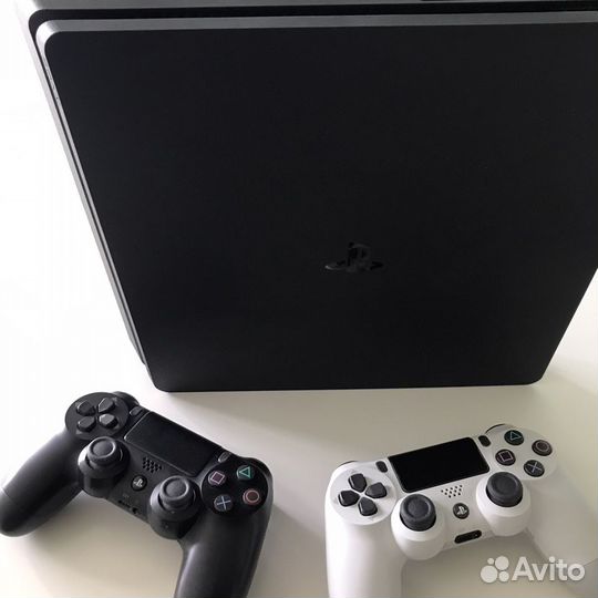 PS4 Slim 1TB + Игры