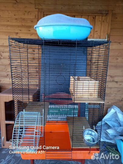 Клетка для шиншиллы бу