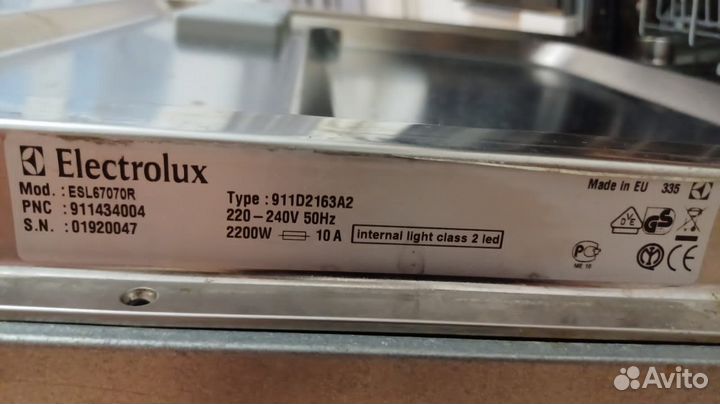 Посудомоечная машина бу electrolux 60см