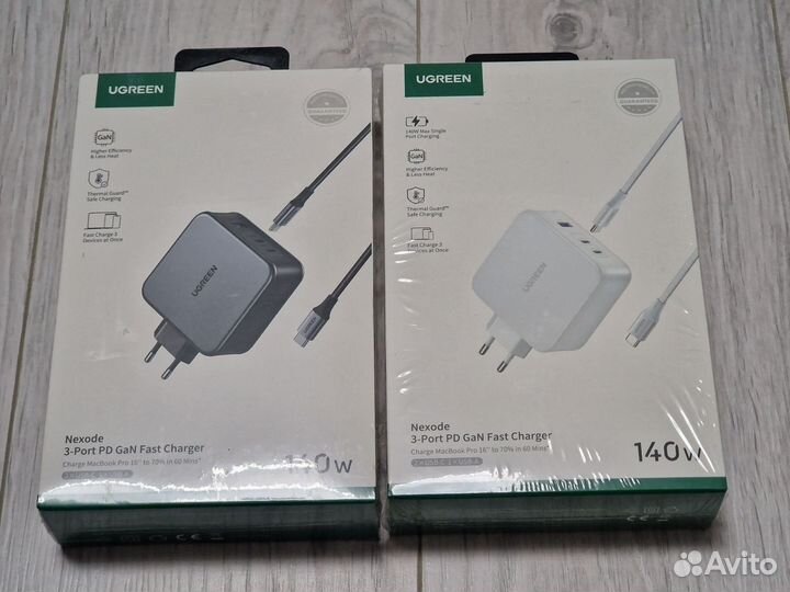 Зарядное устройство Ugreen CD289 PD GaN 140W