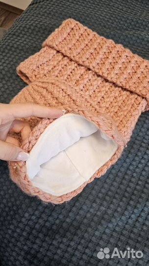 Шапка женская вязаная ручная работа