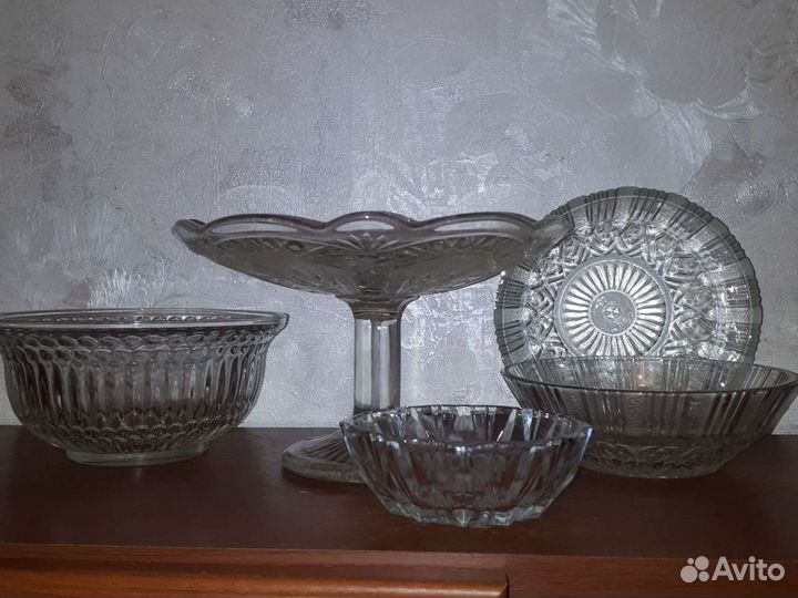 Фужеры/рюмка Ваза на ножке Пивной бокал СССР Винта