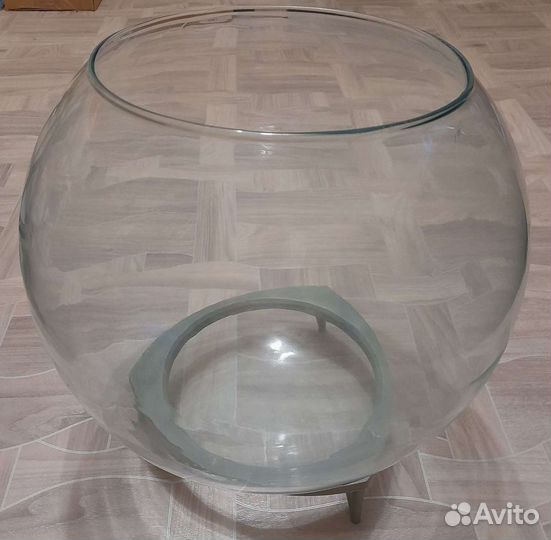 Аквариум круглый, лампа, прямоугольный аквариум