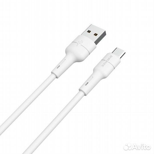 Кабель microusb Borofone BX30 Silicone charging da