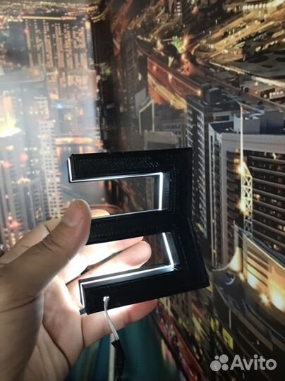 3Д буквы с торцевой подсветкой