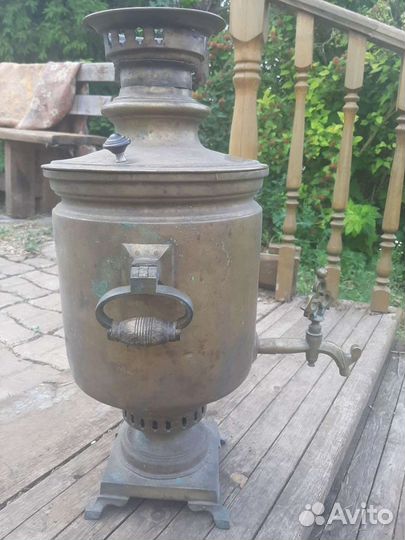 Самовар угольный старинный