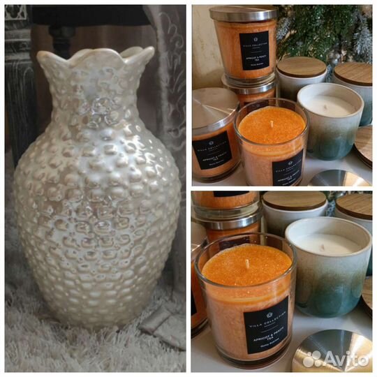 Ваза свечи воск