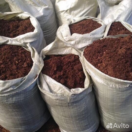 Перегной в мешках