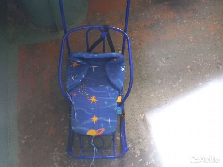 Детские санки с колесами