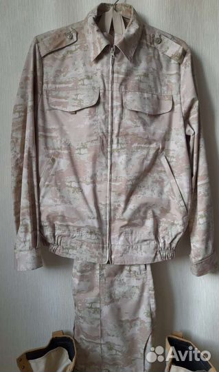 Полный комплект камуфляж сирия 52-4, берцы 44