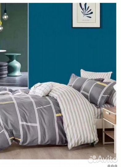 Белье постельное евро из сатина