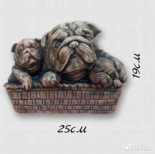 Бульдоги. Настенное панно. Авторская работа