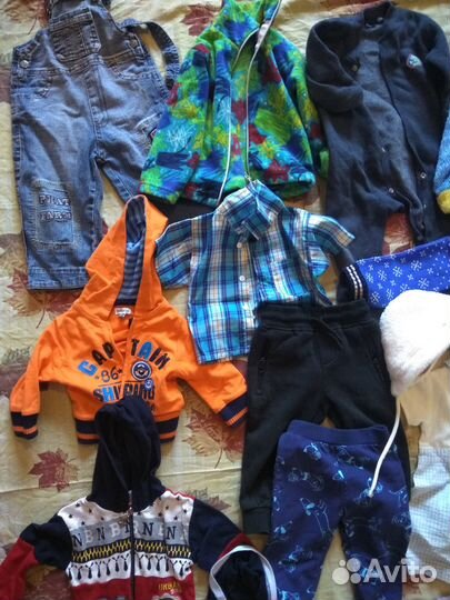 Вещи на мальчика до года