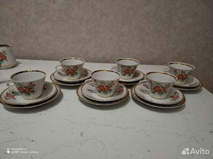 Чайно-кофейный сервиз вербилки СССР