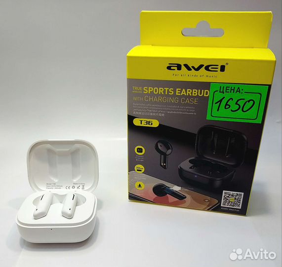 Наушники awei Bluetooth