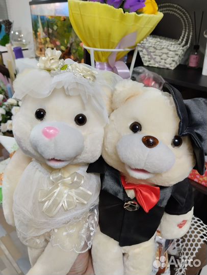 Мягкая музыкальная игрушка медведи