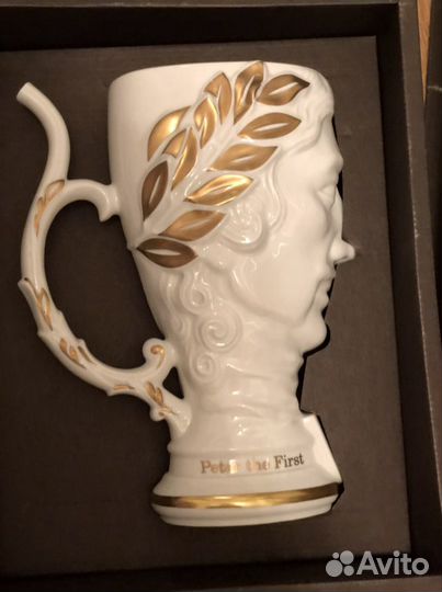 Кружка декоративная Пётр Великий в Подарочн. Уп-ке