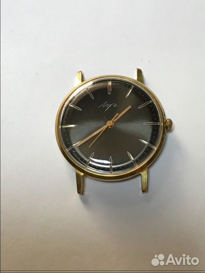 Часы Луч СССР Позолота