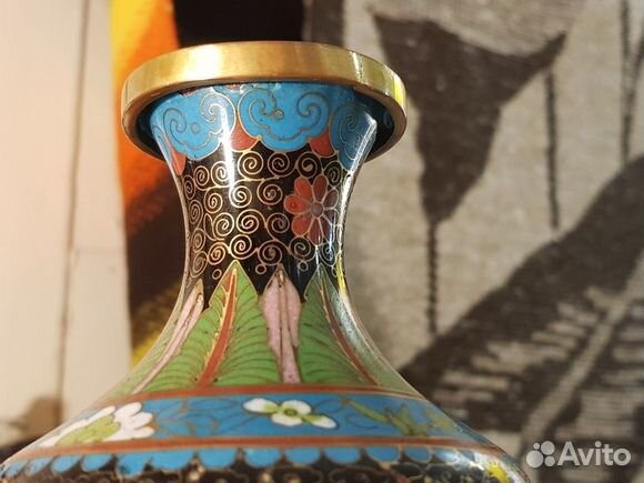 Ваза. Клуазоне. Китай