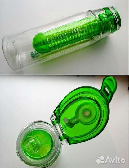 Бутылки для воды разные