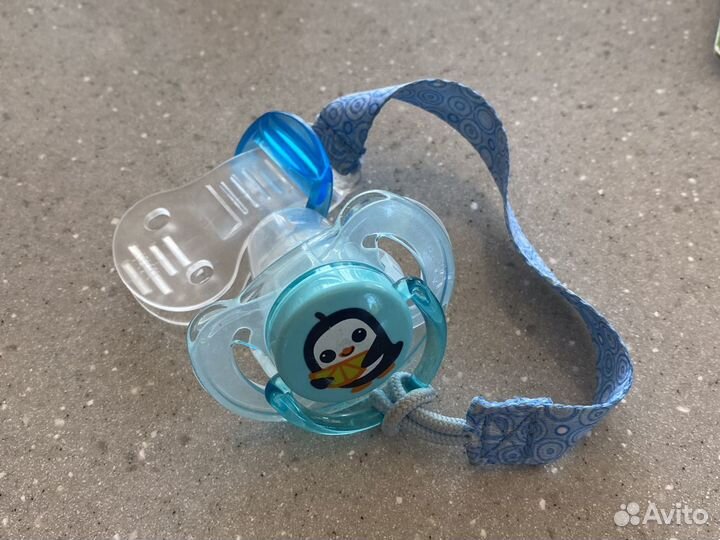 Avent пустышка со шнурком