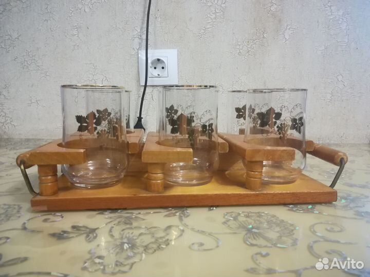 Набор стаканов. СССР. Латвия